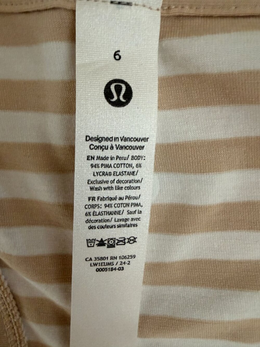 Lululemon Love Tank Top Size 6 - Picture 5 of 5